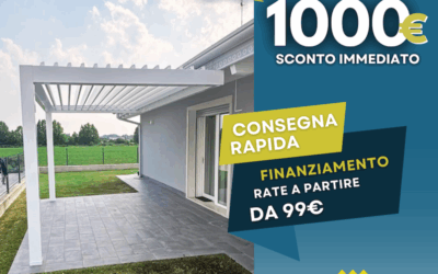 PERGOLE IN OFFERTA: APPROFITTA DELLA PROMO BASSA STAGIONE