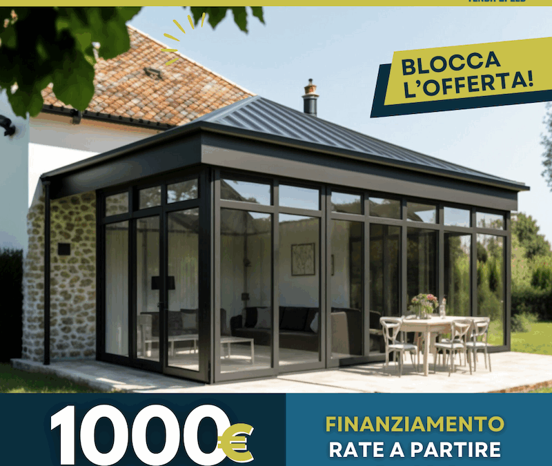 TRASFORMA IL TUO TERRAZZO IN UNA STANZA IN PIÙ